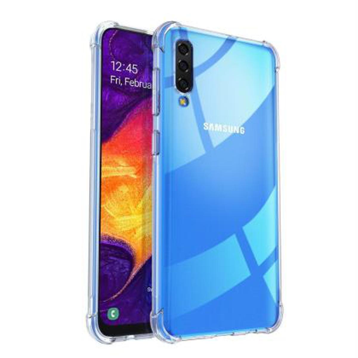 Picture of For Samsung Galaxy A50, A50s, A30s, A505, Silicone Shock Proof Hard Back Soft Air Corner Bumper Anti-Scratch Cover Case for Samsung Galaxy A50, A50s, A30s, A505. - Phone Back Cover