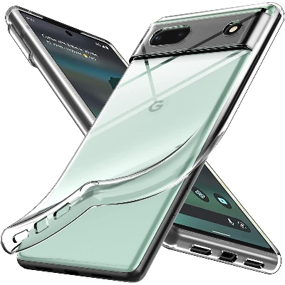 Picture of For Google Pixel 8 Soft Silicon Bumper Transparent Case Back Cover