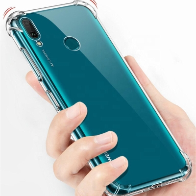 Picture of Huawei Nova 3i Premium Silicone Case Crystal Clear Soft TPU Ultra-Thin Transparent Flexible Protective Mobile Phone Back Cover
