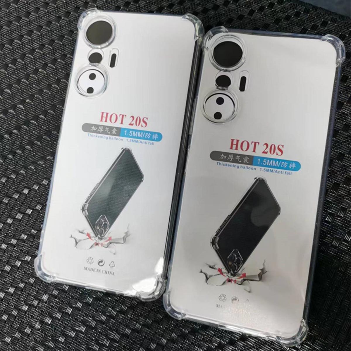 Picture of infinix Hot 20i Premium Silicone Case Crystal Clear Soft Tpu Ultra-Thin Transparent Flexible Protective Mobile Phone Back Cover