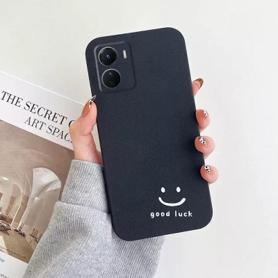 Picture of For Vivo Y16 Back Cover Luxury Transparent Case Soft Silicone Square Phone Cases - Camera - Phone Back Cover