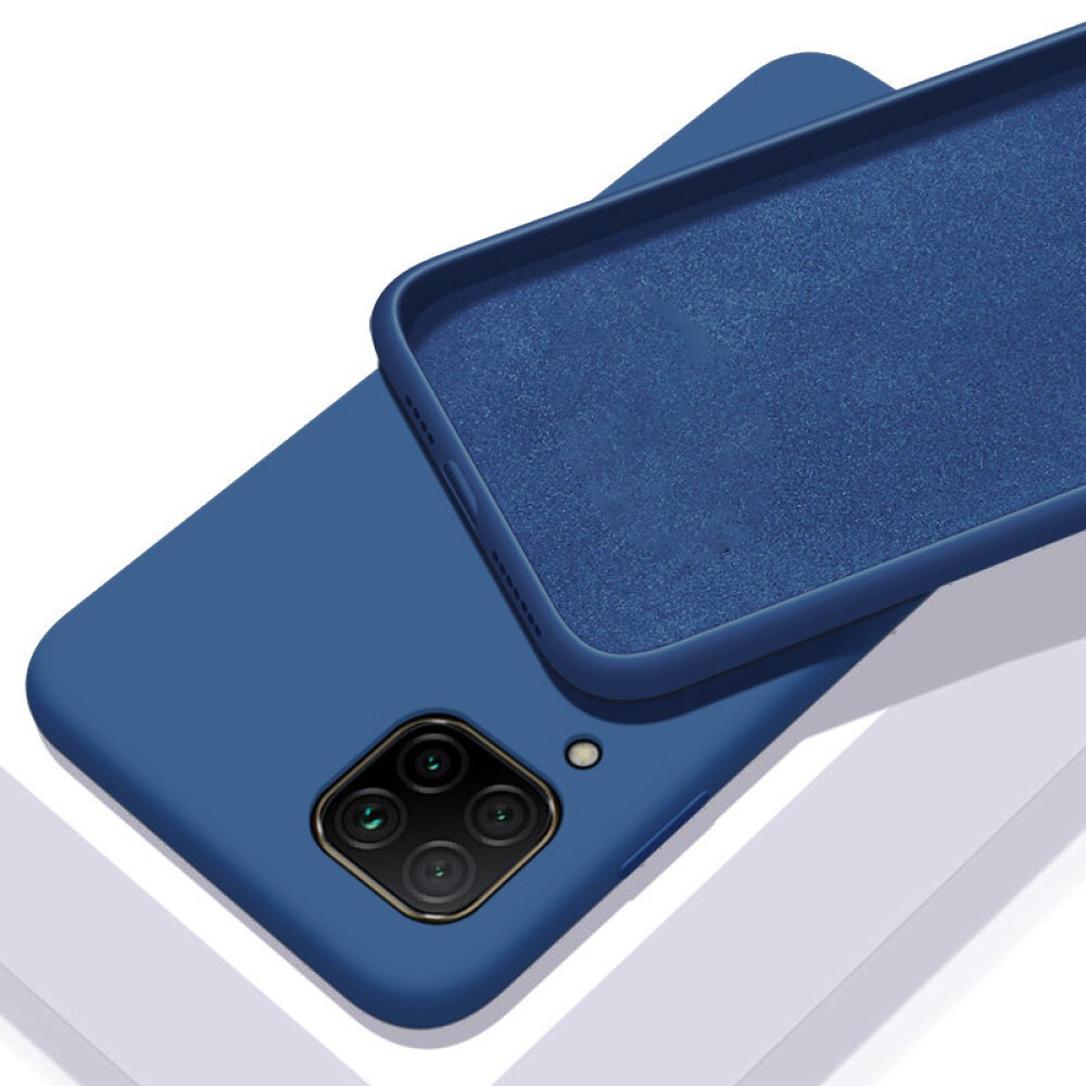 Picture of For Huawei P40 Lite / Nova 7I / Nova 6 Se - Luxury Soft Premium Silicone Case Shockproof Camera Bumper Protective Flexible Stylish Silicon Back Cover - Redmi Note 11 Back Cover