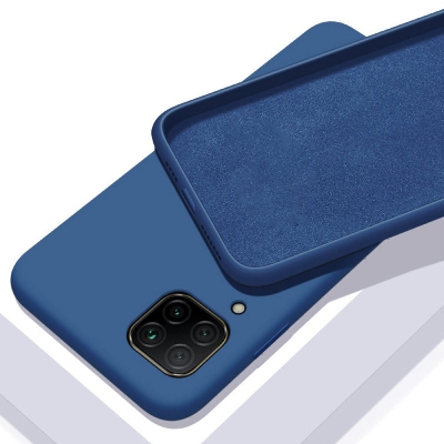 Picture of For Huawei P40 Lite / Nova 7I / Nova 6 Se - Luxury Soft Premium Silicone Case Shockproof Camera Bumper Protective Flexible Stylish Silicon Back Cover - Redmi Note 11 Back Cover