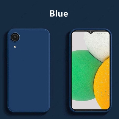 Picture of Silicone Case For Samsung Galaxy A03 Core   Luxury Soft Flexible Premium Shockproof Camera Bumper Protective Stylish Silicon Back Cover