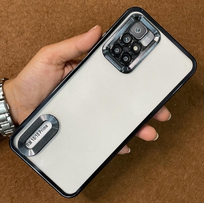 Picture of For Redmi 10 /Redmi 10 Prime Fashion  Case  With  Clear  Lens  Protector  Back  Cover