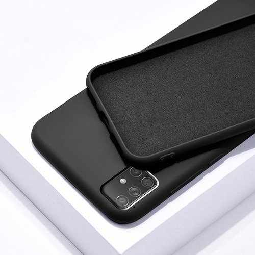 Picture of For Samsung Galaxy A51 4G / 5G Heavy Strong Liquid Silicone Soft Gel Rubber Shockproof Cover Case For Samsung A51 Back Cover