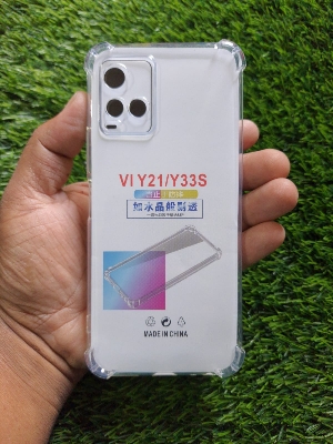 Picture of VIVO Y21/Y33s Silicon Back Cover with Riband soft silicone case