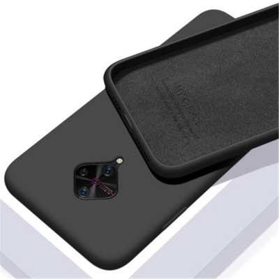 Picture of Vivo S1 Pro / Vivo V17 / Vivo Y9s Heavy strong Liquid Silicone Soft Gel Rubber Shockproof Back Cover
