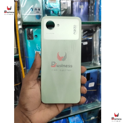 Picture of For Realme Narzo 50i Prime Phone Battery Back Cover Backshell Glass Battery Rear Case Phone Battery Back Cover Backshell Glass Battery Rear Case - Phone Back Cover - মোবাইল ফোন - Phone