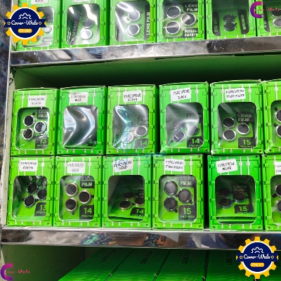 Picture of For  Redmi 13C 4G Camera Protector WSKEN Metal Ring Tempered Glass Camera Lens Protector Power by Cover Wala