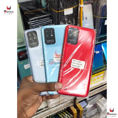 Picture of For Realme Narzo 50i Phone Battery Back Cover Backshell Glass Battery Rear Case Phone Battery Back Cover Backshell Glass Battery Rear Case - Phone Back Cover - মোবাইল ফোন - Phone
