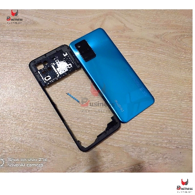 Picture of Replacement Backshell Panel + midel frame for Realme 8 5G Battery Back Door Back panel