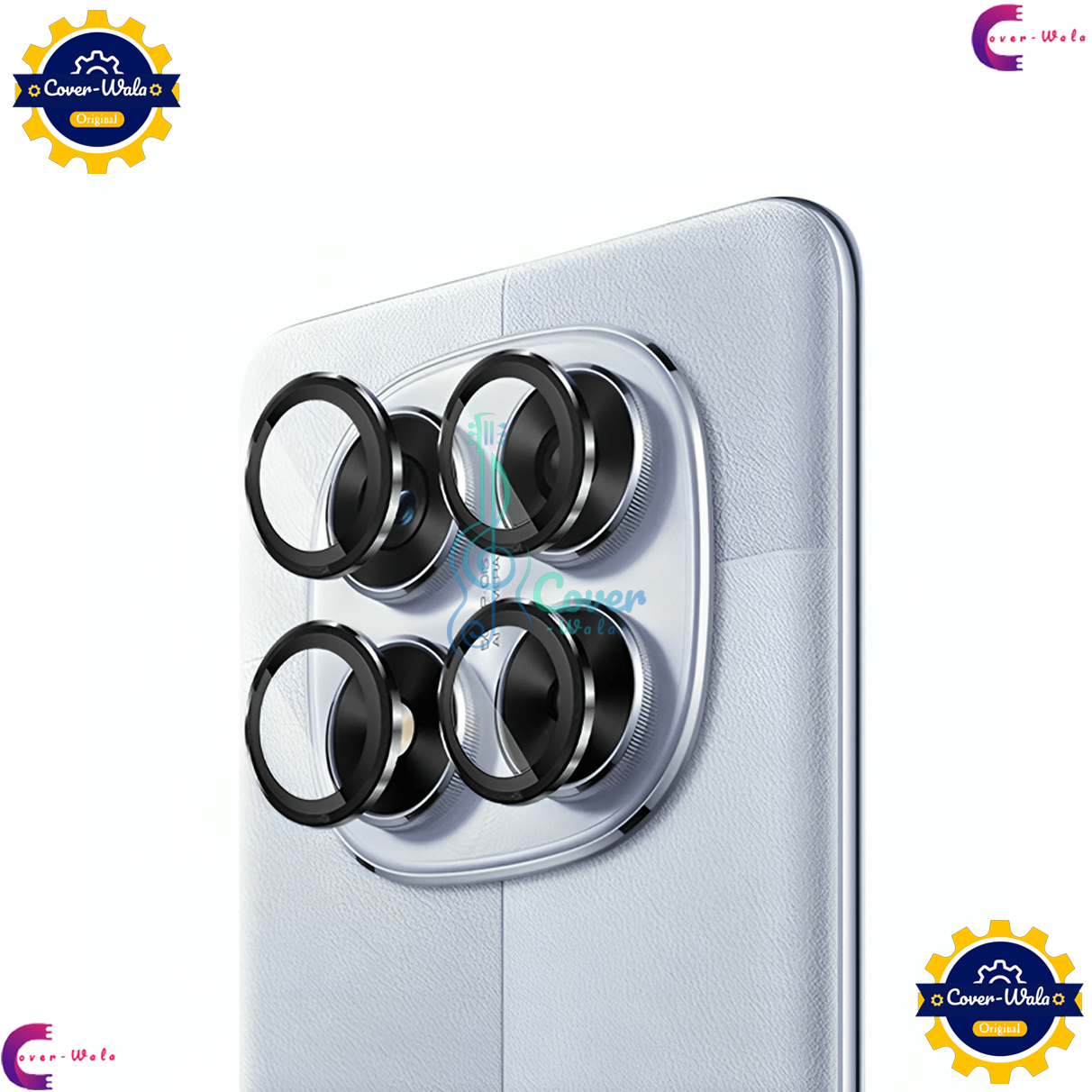 Picture of For Redmi Note 14 Pro Camera Protector WSKEN Metal Ring Tempered Glass Camera Lens Protector