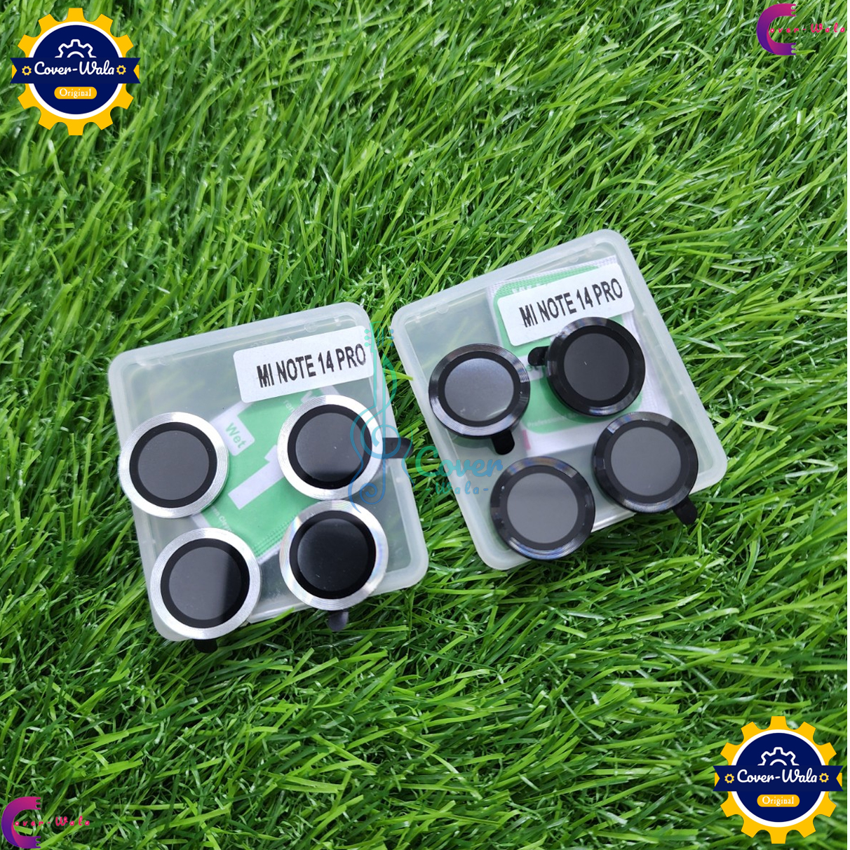 Picture of For Redmi Note 14 Pro Camera Protector WSKEN Metal Ring Tempered Glass Camera Lens Protector
