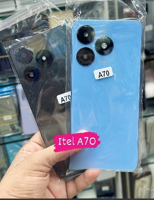 Picture of Replacement Backshell Panel for Itel A70 Battery Back Door Housing - 100% Original