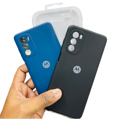 Picture of Premium Liquid Silicone Phone case for Motorola Moto G52 5G Liquid Silicon Mobile Back Case Soft Silicone Phone Cover