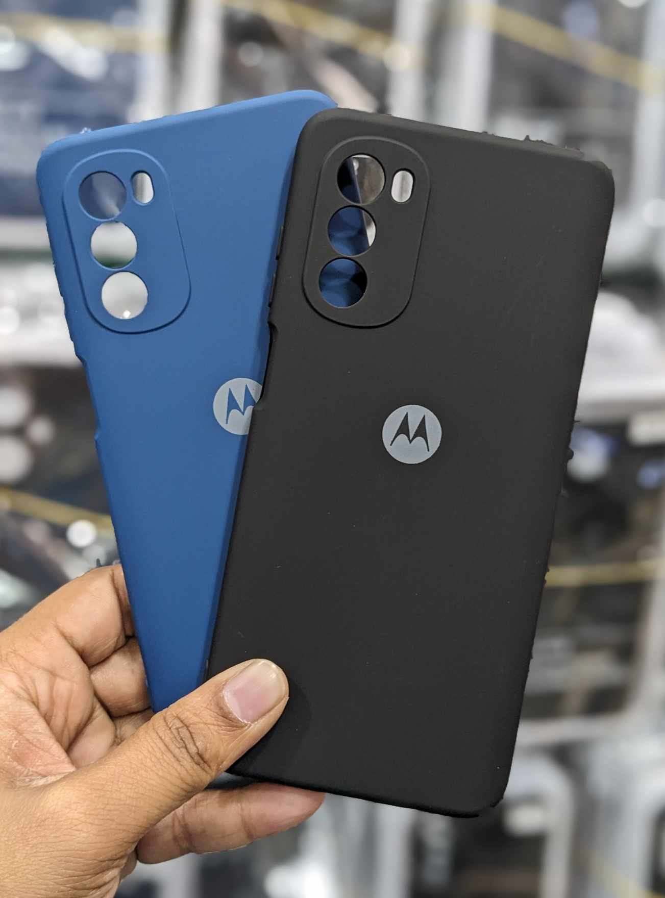 Picture of Premium Liquid Silicone Phone case for Motorola Moto G52 5G Liquid Silicon Mobile Back Case Soft Silicone Phone Cover