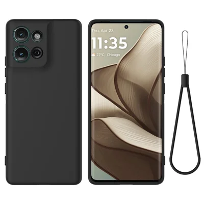 Picture of Premium Liquid Silicone Phone case for Motorola Moto G75 5G Liquid Silicon Mobile Back Case Soft Silicone Phone Cover