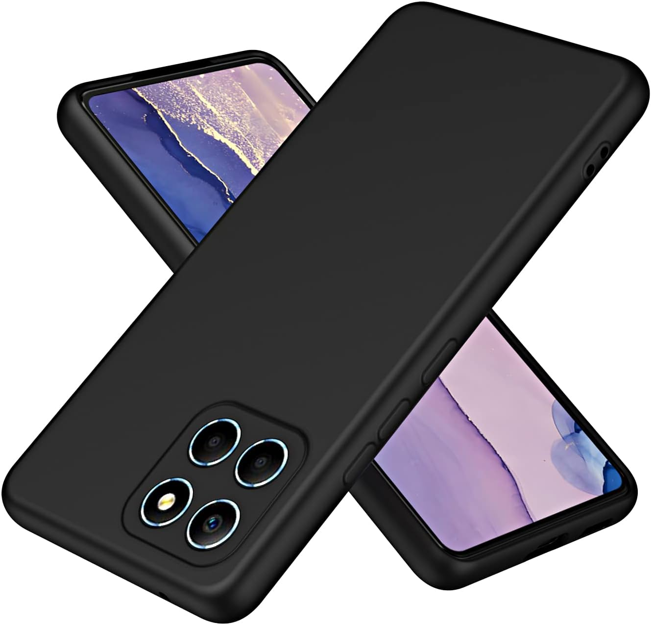 Picture of Premium Liquid Silicone Phone case for Honor X8 5G / Honor X6 Liquid Silicon Mobile Back Case Soft Silicone Phone Cover
