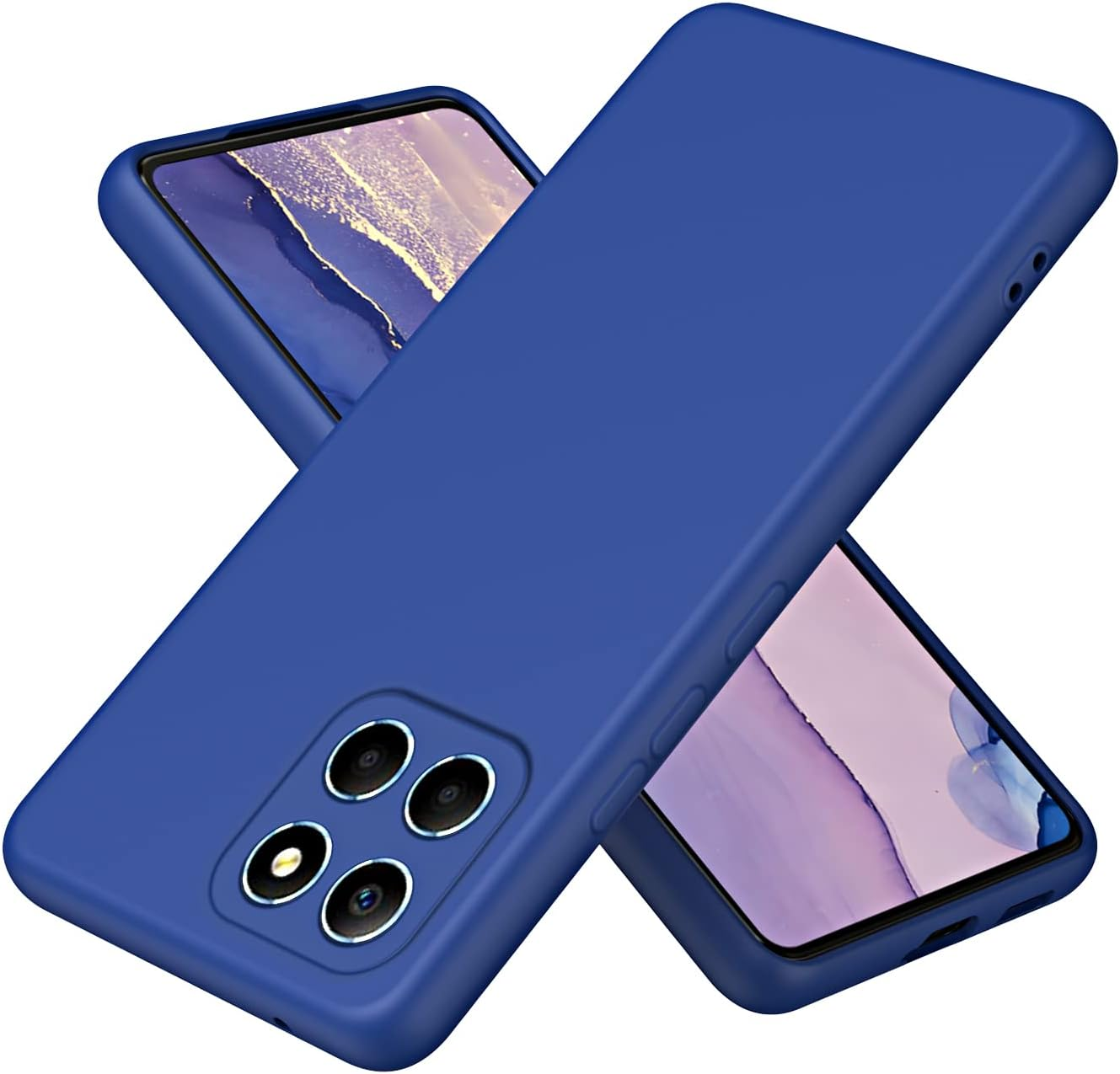Picture of Premium Liquid Silicone Phone case for Honor X8 5G / Honor X6 Liquid Silicon Mobile Back Case Soft Silicone Phone Cover