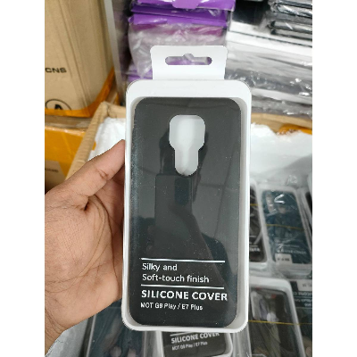 Picture of Premium Liquid Silicone Phone case for Motorola Moto G9 Play / Moto E7 Plus Liquid Silicon Mobile Back Case Soft Silicone Phone Cover