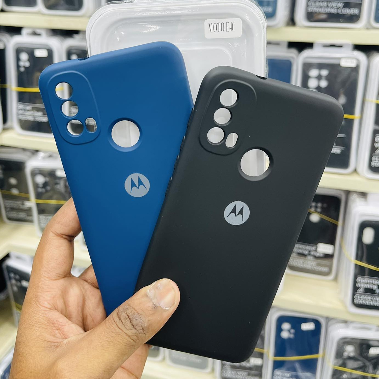 Picture of Premium Liquid Silicone Phone case for Motorola Moto E40 / Motorola Moto E30 Liquid Silicon Mobile Back Case Soft Silicone Phone Cover