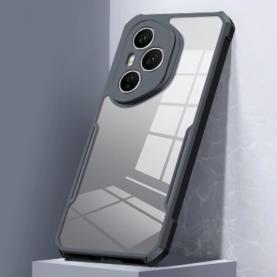 Picture of Transparent Back Clear Cover case + Xundd Protective Cover + Silicone Back Cover With Camera Protection Specially Designed For Honor 400 Pro 5G Back Cover.