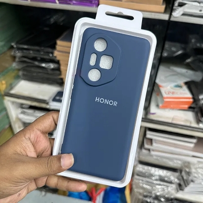 Picture of Transparent Back Clear Cover case + Xundd Protective Cover + Silicone Back Cover With Camera Protection Specially Designed For Honor 300 Pro 5G Back Cover.