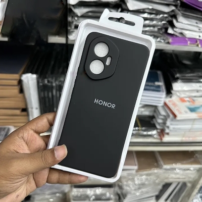 Picture of Transparent Back Clear Cover case + Xundd Protective Cover + Silicone Back Cover With Camera Protection Specially Designed For Honor 300 5G Back Cover.