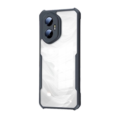 Picture of Transparent Back Clear Cover case + Xundd Protective Cover + Silicone Back Cover With Camera Protection Specially Designed For Honor 300 5G Back Cover.
