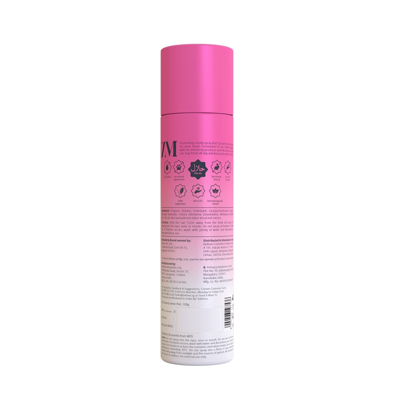 Picture of ZM No Alcohol Perfume 160 ML Women Lyric BD