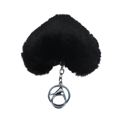 Picture of Heart Shaped Fluffy Key Chain