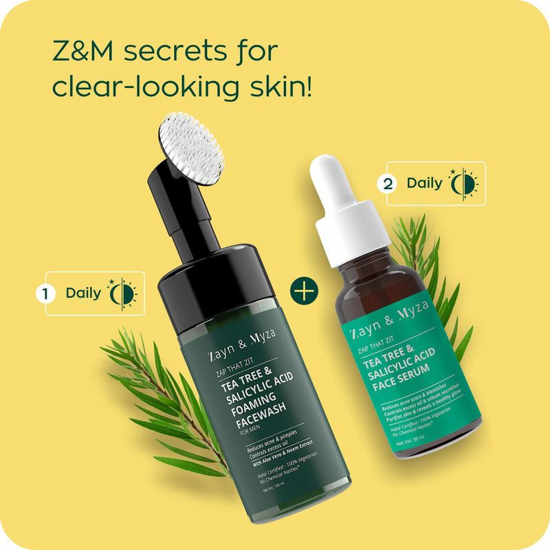 Picture of ZM Foaming Face Wash 100 ML Men Tea Tree & Salyicylic Acid BD