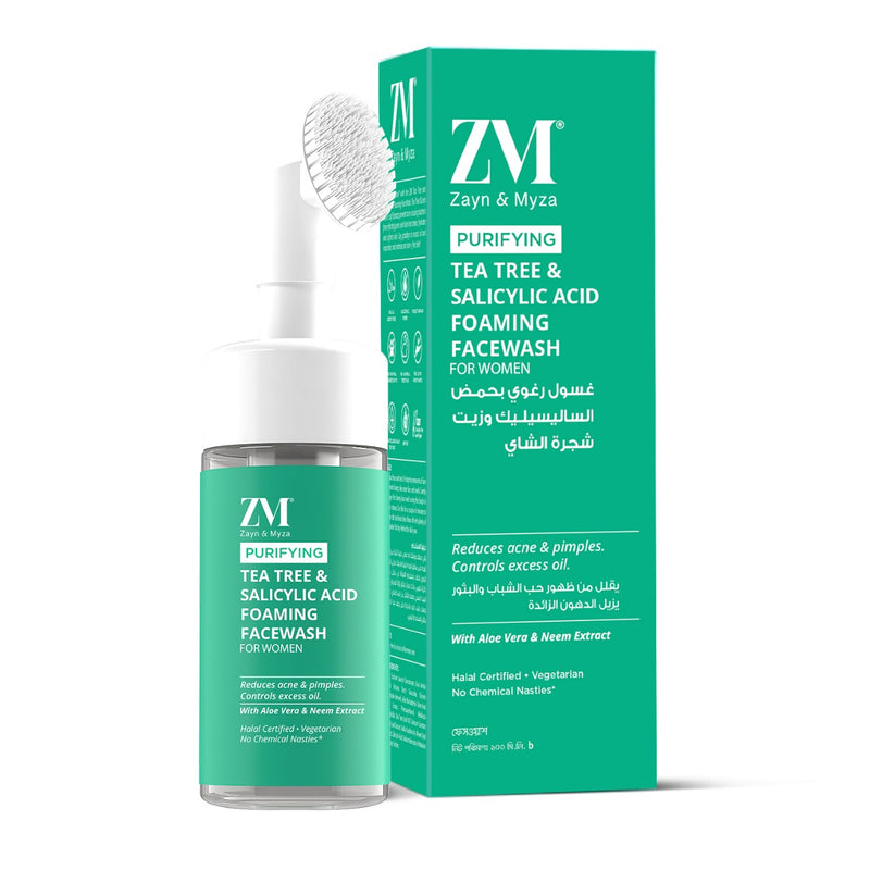 Picture of ZM Foaming Face Wash 100 ML Women Tea Tree & Salyicylic Acid BD
