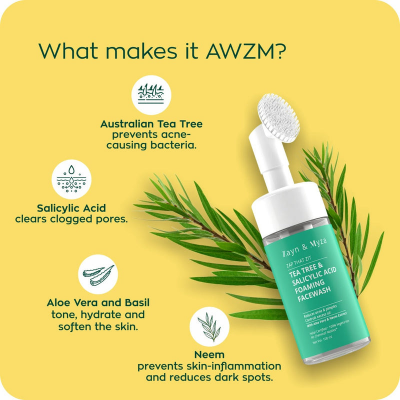 Picture of ZM Foaming Face Wash 100 ML Women Tea Tree & Salyicylic Acid BD