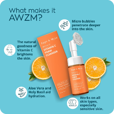 Picture of ZM Foaming Face Wash 100 ML Vitamin C BD