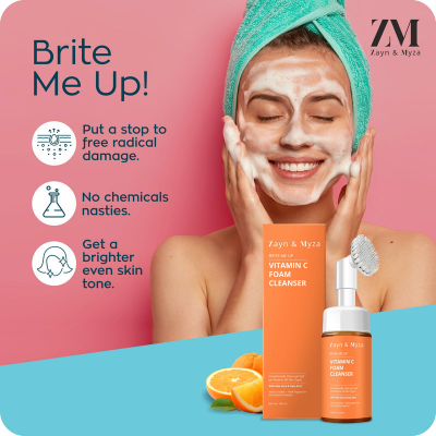 Picture of ZM Foaming Face Wash 100 ML Vitamin C BD