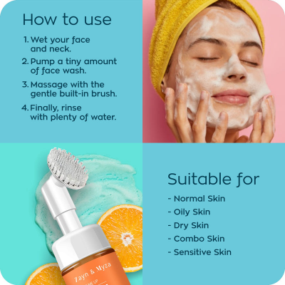 Picture of ZM Foaming Face Wash 100 ML Vitamin C BD