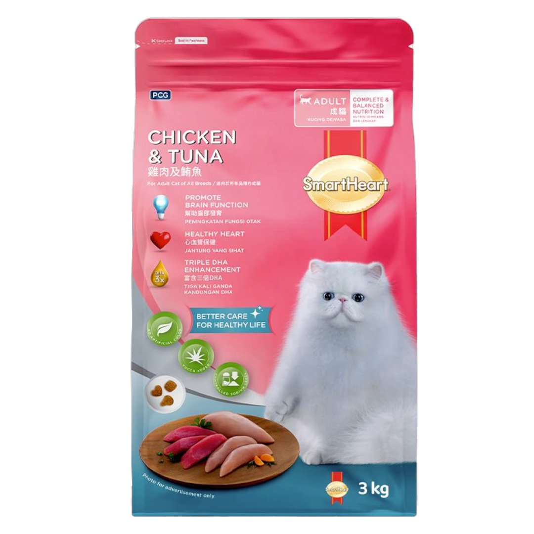 Picture of Smart Heart Cat Food Adult 3 Kg