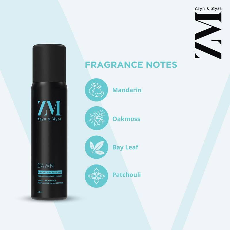 Picture of ZM Premium Fragrance 120 ML Men No Gas No Alcohol Dawn BD