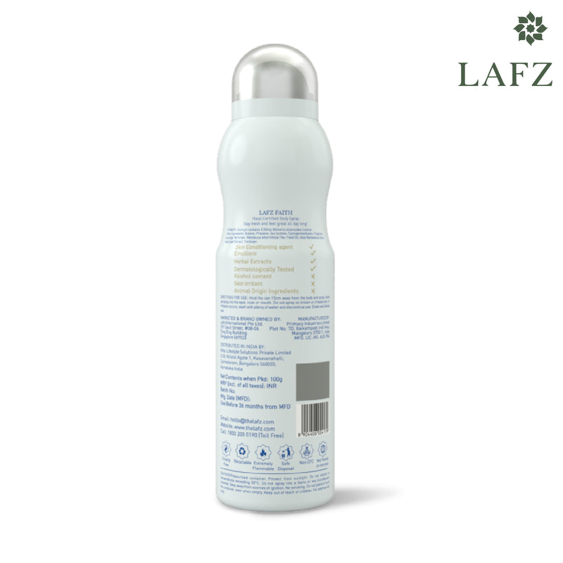 Picture of Lafz No Alcohol Perfume 160 ML Faith BD