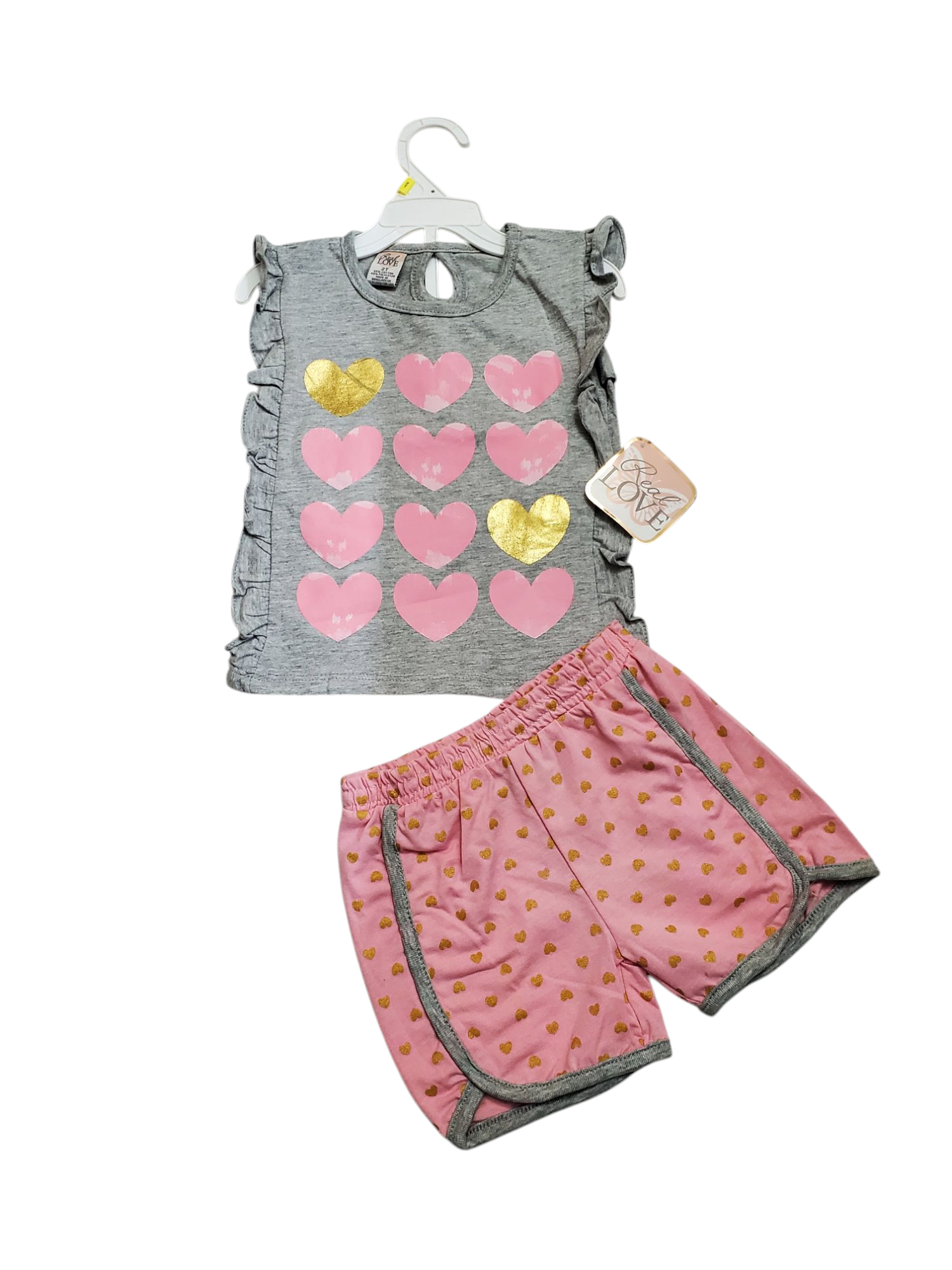 Picture of Girls Stylish Fashionable Top Buttom Set