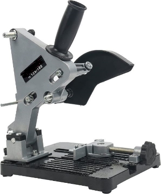 Picture of Grinder Stand (Alluminum Alloy) compatible with 4 -5 Universal Grinder Accessories Angle Grinder Holder Woodworking Cut Tool Stand
