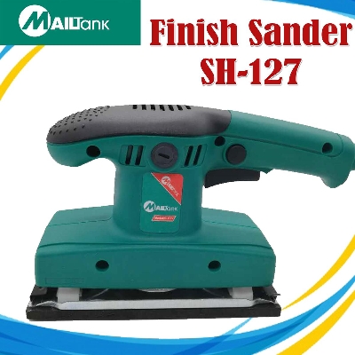 Picture of MailTank SH-127 Belt Sander used to smooth surfaces abrasion on wood Portable handy tool