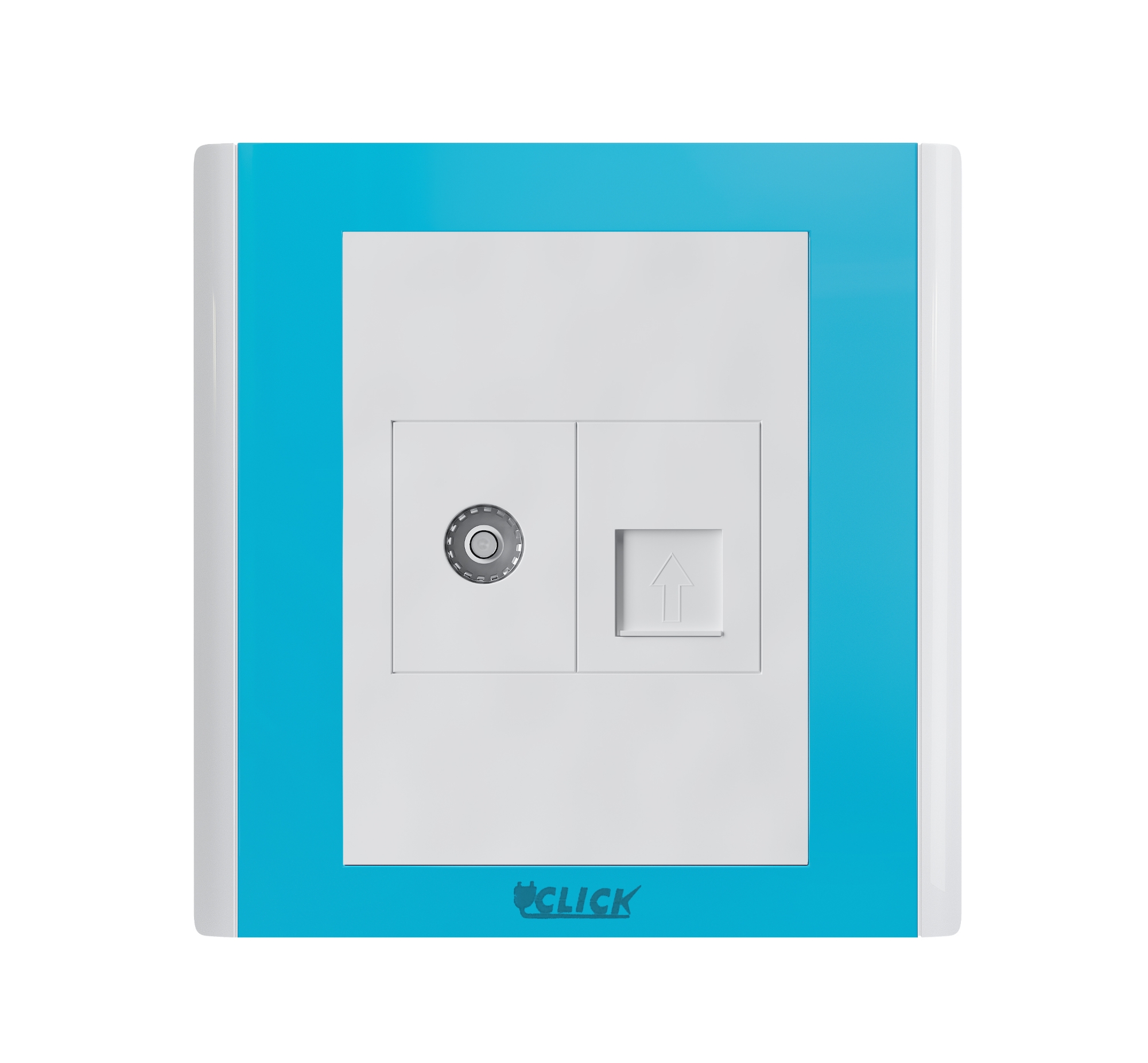 Picture of CLICK-IRISH-TV & Telephone Socket