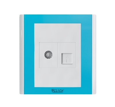 Picture of CLICK-IRISH-TV & Telephone Socket