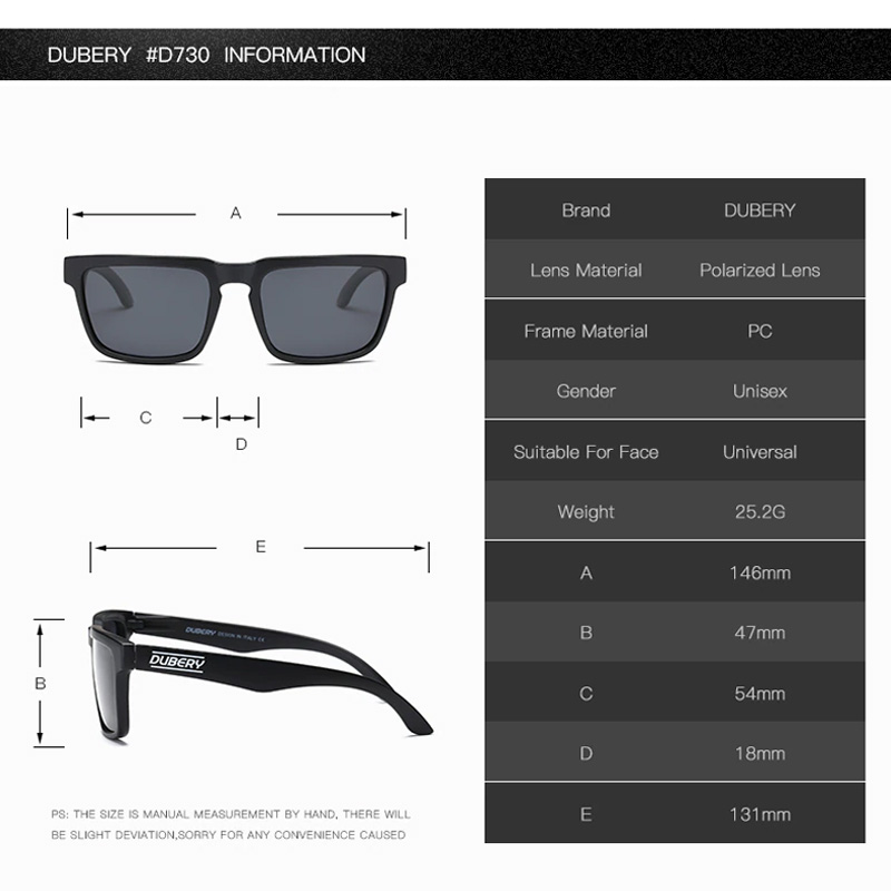 Dubery HD Polarized Sunglass for Men
