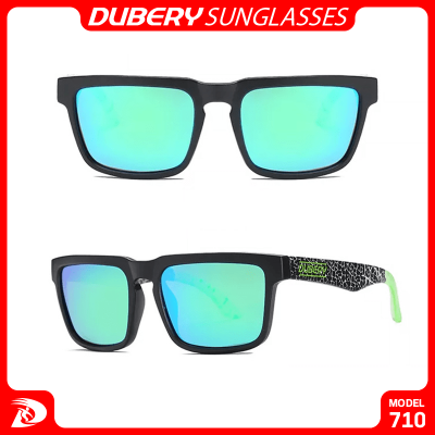 DUBERY HD Polarized Sunglass UV400 Protected With Anti-Reflective Inner Coating Mirror Shaded Fashion Sunglass Suitable For Travel, Sports & Outdoors - D710