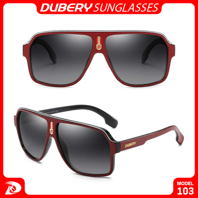 DUBERY HD Polarized Sunglass UV400 Protected With Anti-Reflective Inner Coating Mirror Shaded Fashion Sunglass Suitable For Travel, Sports & Outdoors