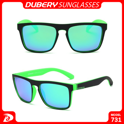 DUBERY HD Polarized Sunglass UV400 Protected With Anti-Reflective Inner Coating Mirror Shaded Fashion Sunglass Suitable For Travel, Sports & Outdoors